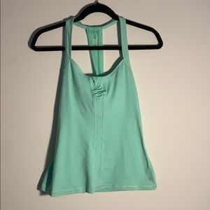 ALO Yoga Aquamarine Open Back Tank Top (S)